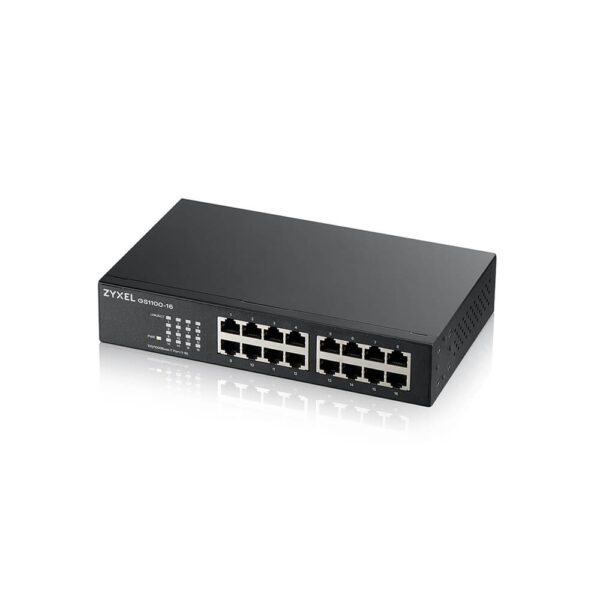 Zyxel GS1100-16 v3 – 16-Port Gigabit Unmanaged Switch - Billede 5