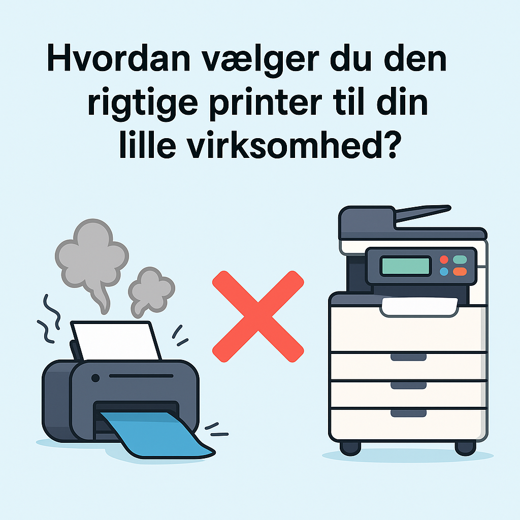 Hvordan vælger du den rigtige printer til din lille virksomhed?