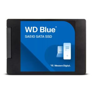 WD Blue SA510 SATA SSD, SATA SSD 560 MB/s, SSD til kreative brugere, SSD med lavt strømforbrug, HDD opgradering til SSD