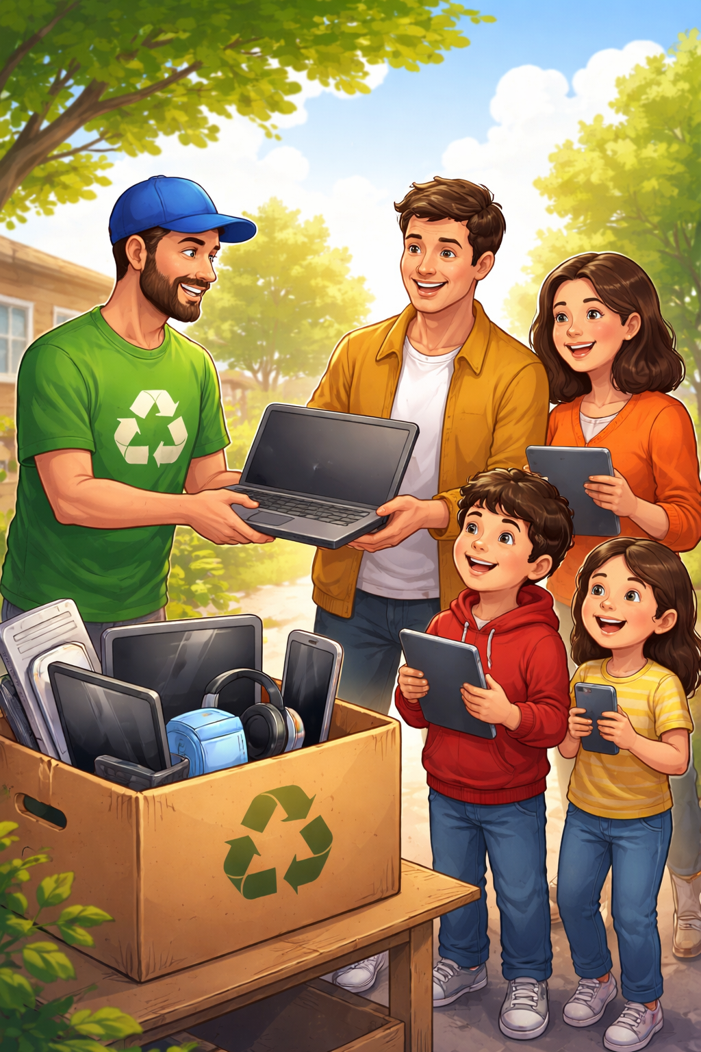 Giv dit gamle IT-udstyr nyt liv – og glæd en børnefamilie!