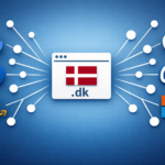 Illustration af digital suverænitet og kontrol over egne domæner uden tredjeparts tracking Danmark Skifter