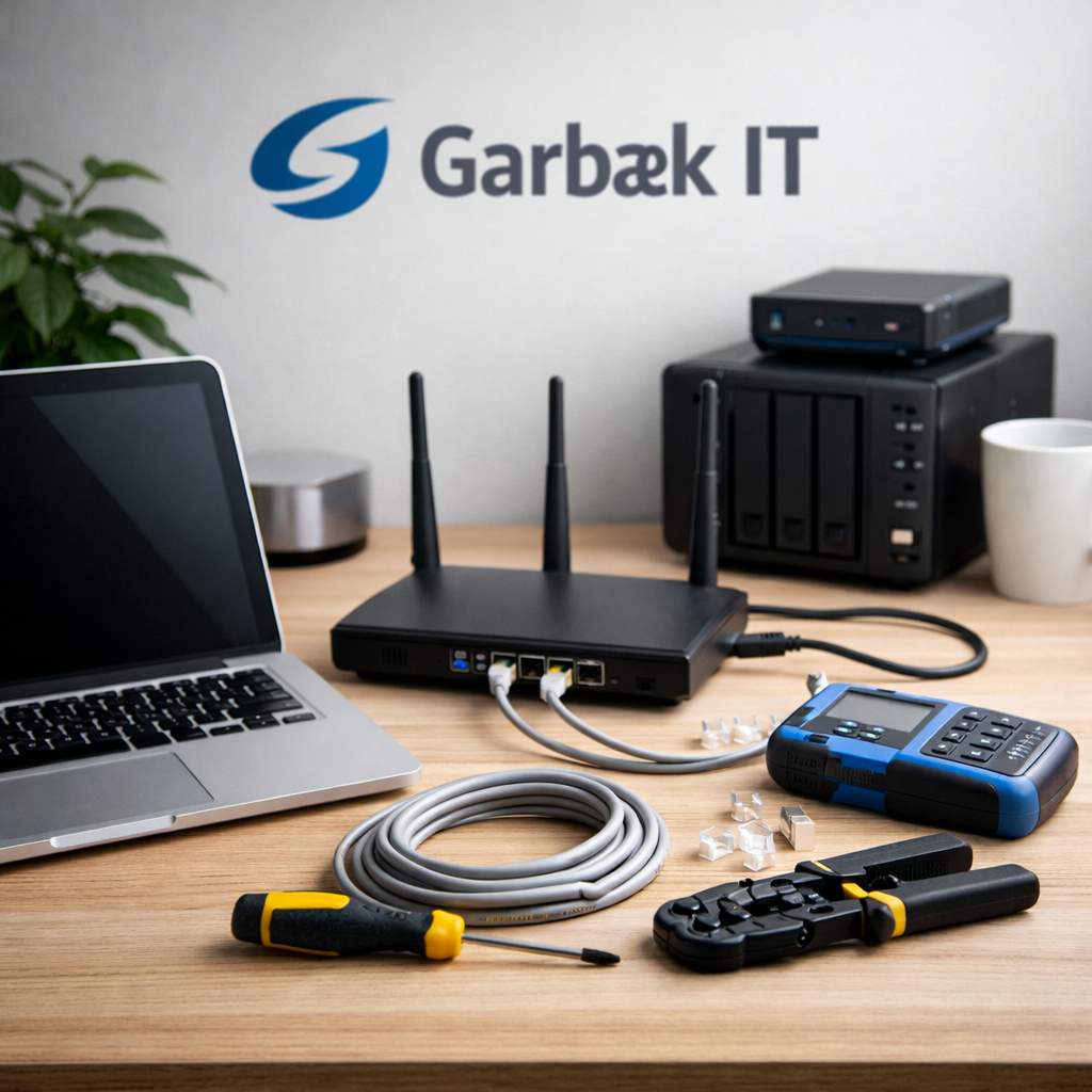 IT-support og teknisk hjælp til private og små virksomheder hos Garbæk IT