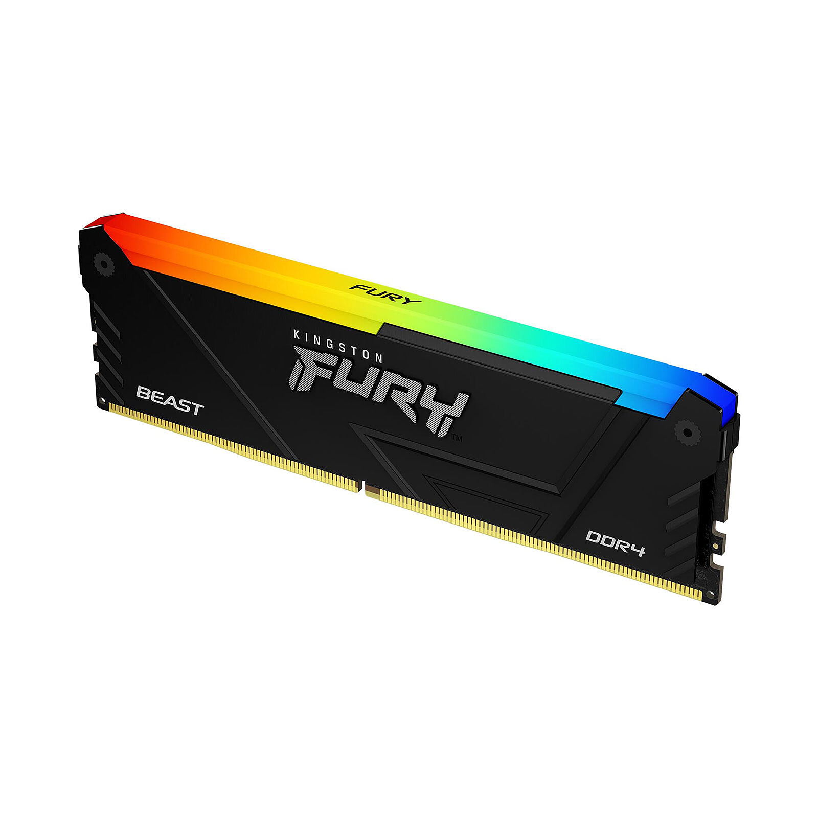 Opgrader din PC med Kingston FURY Beast RGB 16GB DDR4 3600MHz RAM. Høj ydelse, RGB-belysning og nem installation til gaming og multitasking.