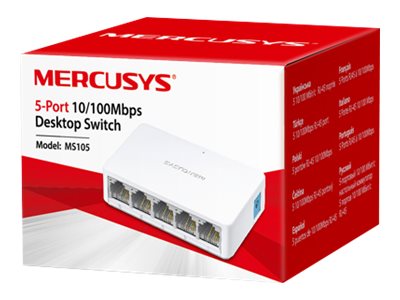 Mercusys MS105 5-port Fast Ethernet netværksswitch